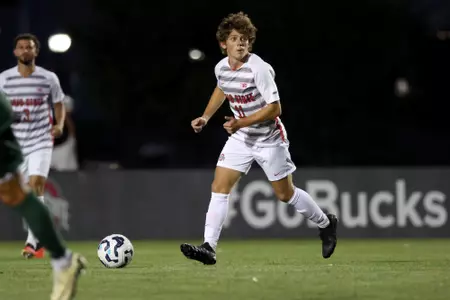 Ohio State plays Cleveland State at Jesse Owens Memorial Stadium on Thursday, August 22, 2024 in Columbus, Ohio. Ohio State tied Cleveland State 1-1. (Photo by Kirk Irwin/Ohio State Athletics)