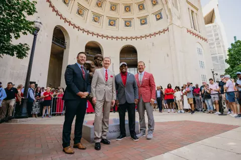 Archie Griffin Statue Unveiled Ohio Stadium