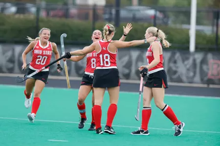 Field Hockey celebration against UAlbany 9/1