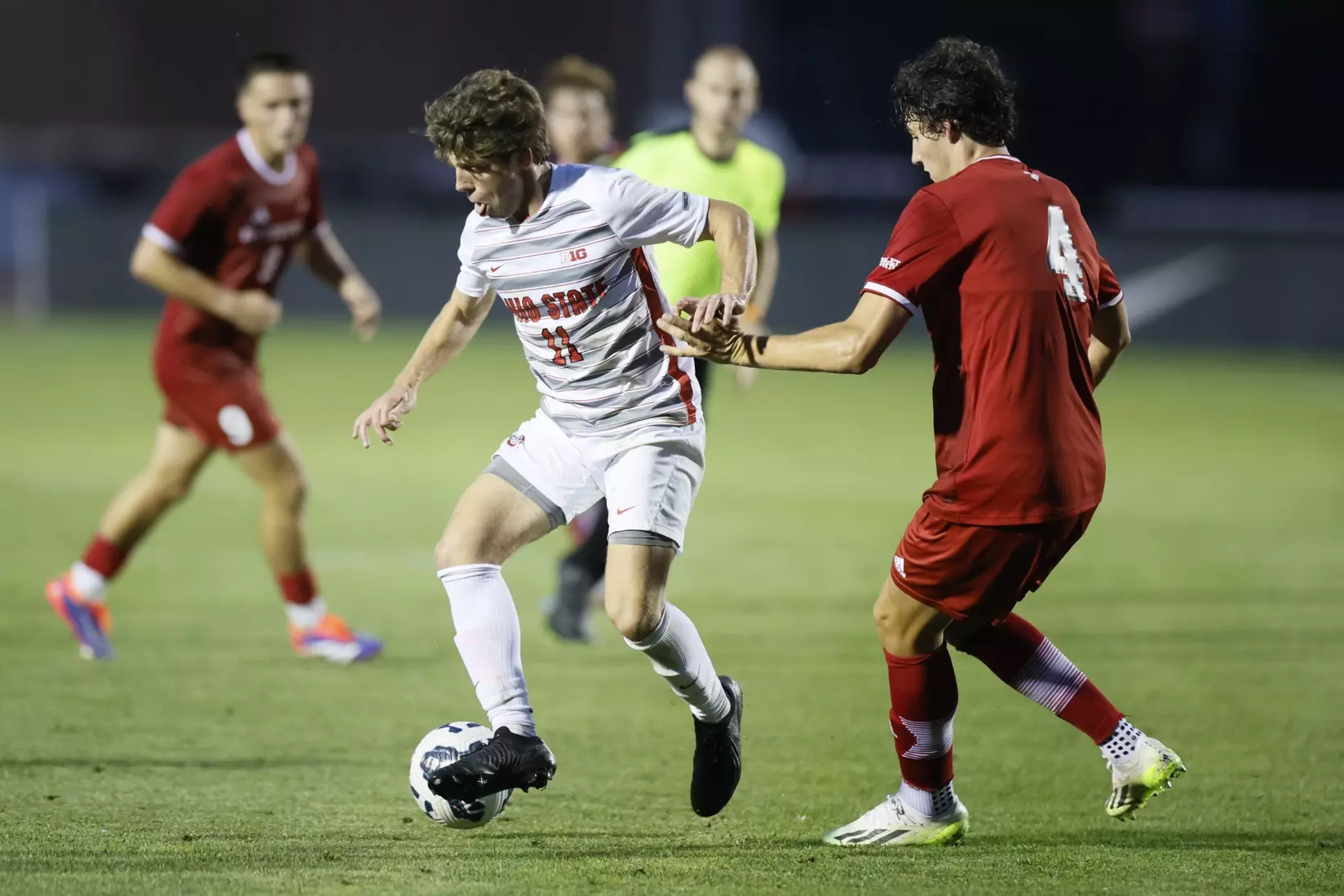 Ohio State men's soccer vs. Rutgers Sunday, Sept. 22, 2024, in Columbus, Ohio. (Photo/Jay LaPrete)