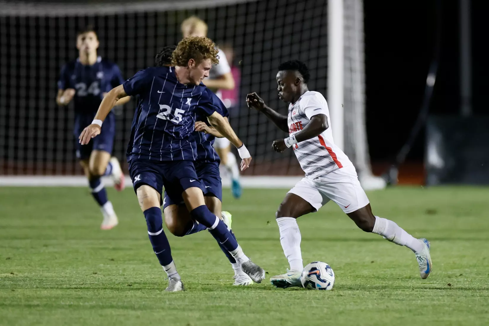 Ohio State men's soccer vs. Xavier Sunday, Sept. 8, 2024, in Columbus, Ohio. (Photo/Jay LaPrete)