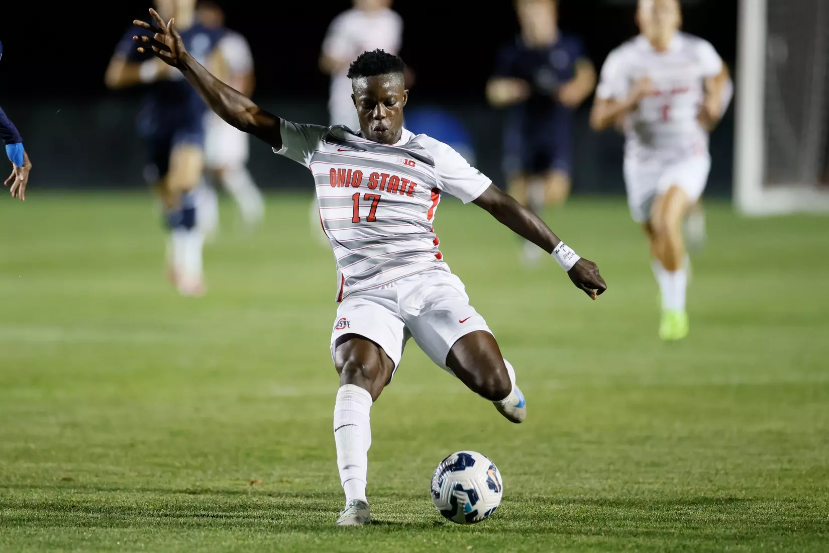 Ohio State men's soccer vs. Xavier Sunday, Sept. 8, 2024, in Columbus, Ohio. (Photo/Jay LaPrete)