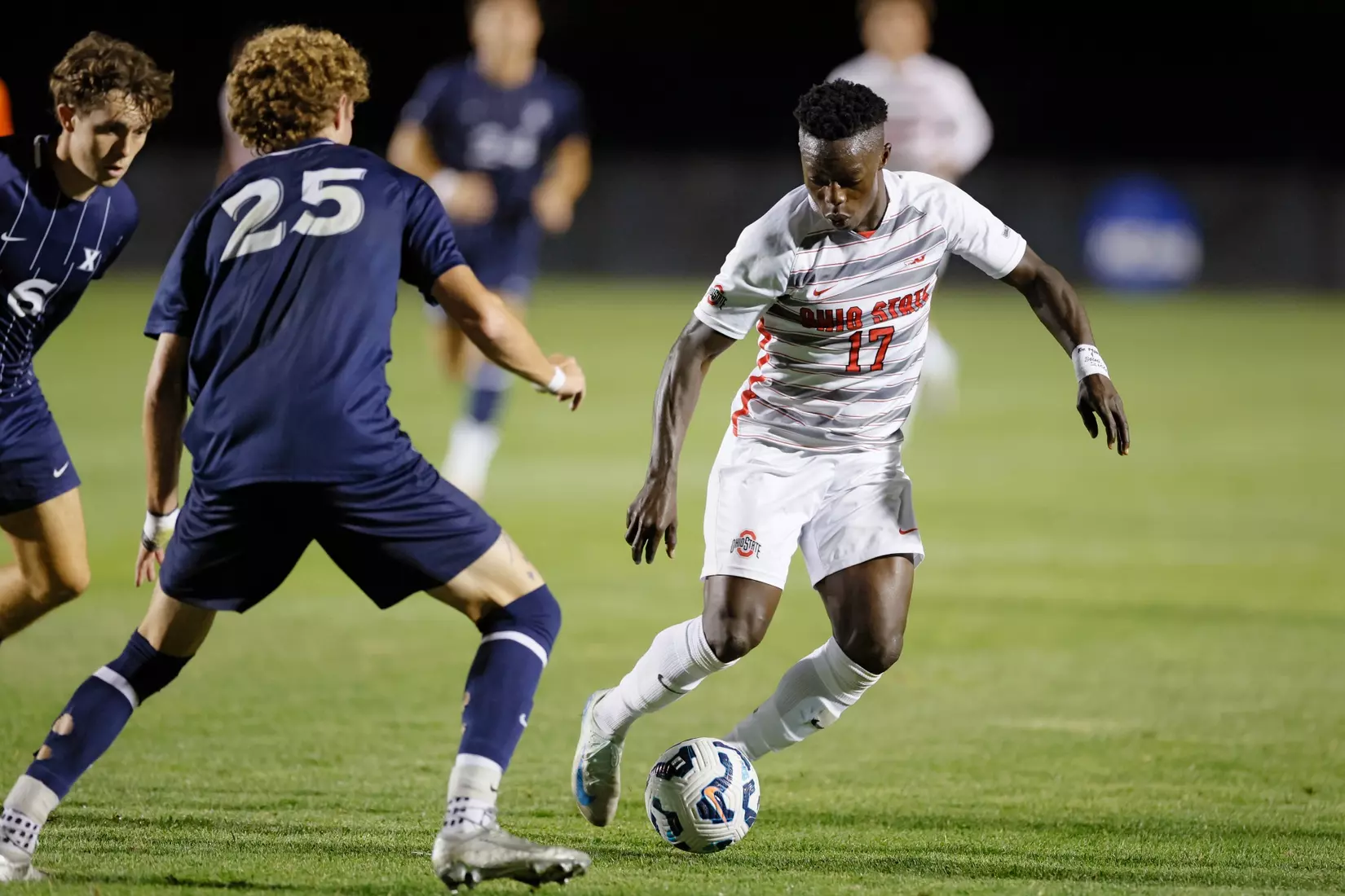 Ohio State men's soccer vs. Xavier Sunday, Sept. 8, 2024, in Columbus, Ohio. (Photo/Jay LaPrete)