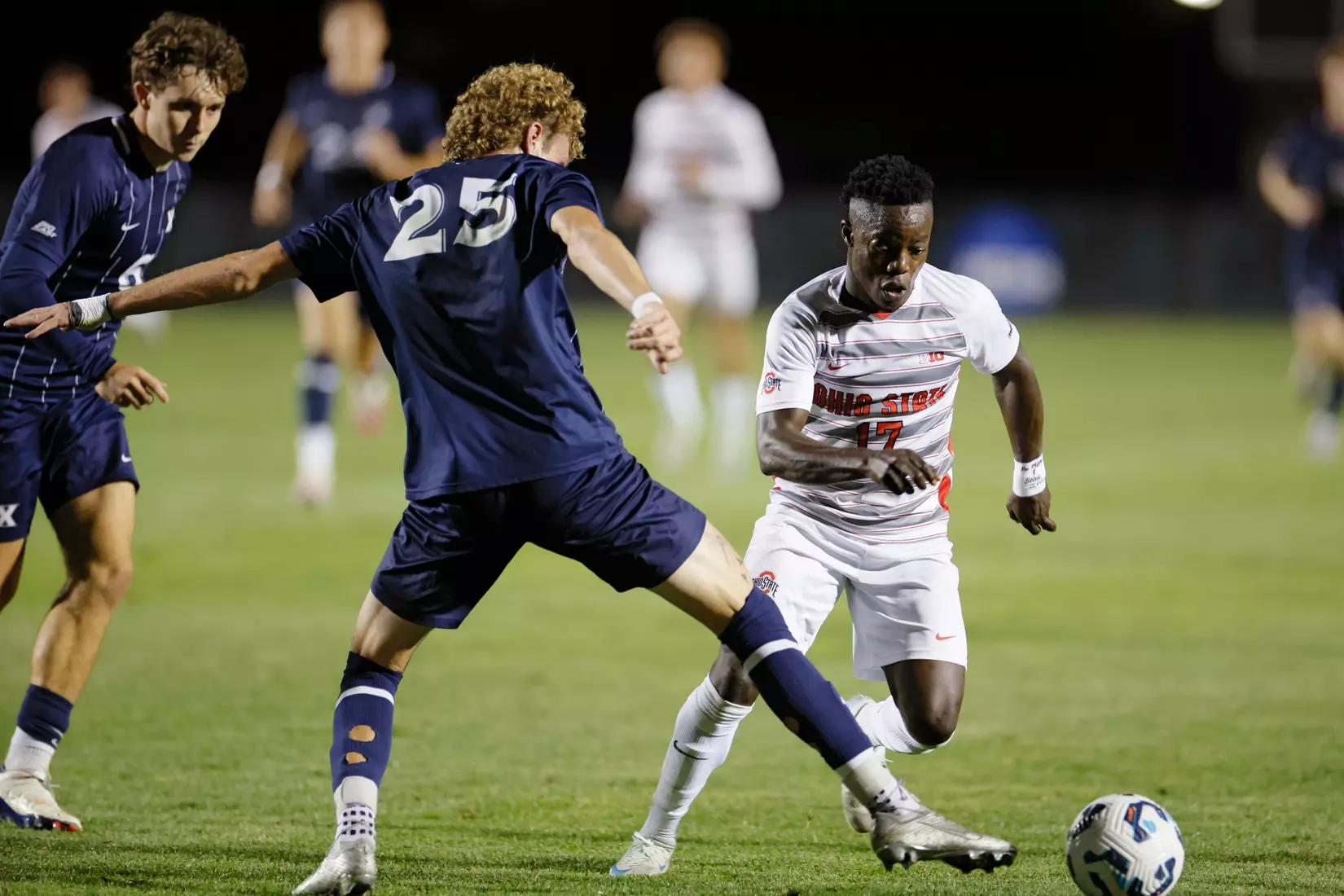 Ohio State men's soccer vs. Xavier Sunday, Sept. 8, 2024, in Columbus, Ohio. (Photo/Jay LaPrete)