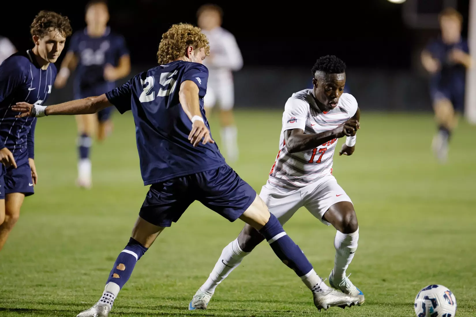 Ohio State men's soccer vs. Xavier Sunday, Sept. 8, 2024, in Columbus, Ohio. (Photo/Jay LaPrete)