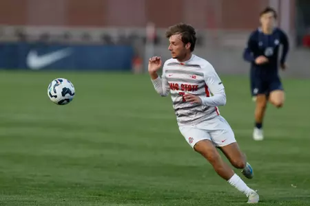 Ohio State men's soccer vs. Xavier Sunday, Sept. 8, 2024, in Columbus, Ohio. (Photo/Jay LaPrete)