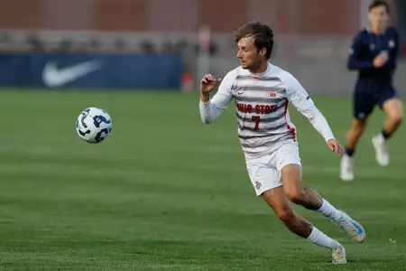 Ohio State men's soccer vs. Xavier Sunday, Sept. 8, 2024, in Columbus, Ohio. (Photo/Jay LaPrete)