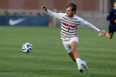 Ohio State men's soccer vs. Xavier Sunday, Sept. 8, 2024, in Columbus, Ohio. (Photo/Jay LaPrete)