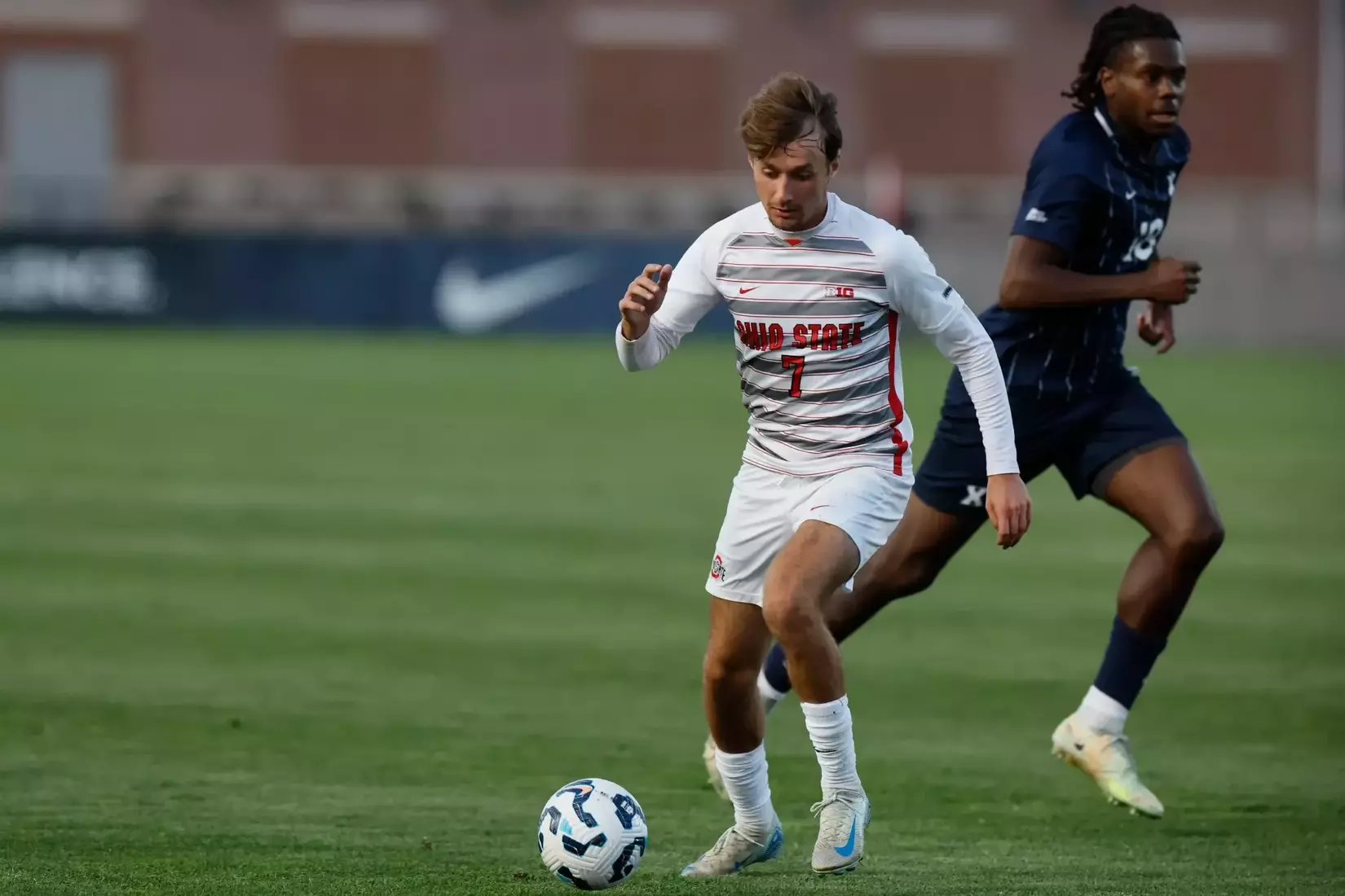 Ohio State men's soccer vs. Xavier Sunday, Sept. 8, 2024, in Columbus, Ohio. (Photo/Jay LaPrete)