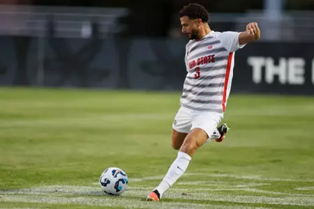 Ohio State men's soccer vs. Xavier Sunday, Sept. 8, 2024, in Columbus, Ohio. (Photo/Jay LaPrete)