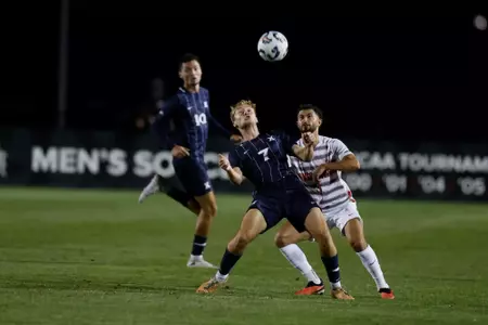 Ohio State men's soccer vs. Xavier Sunday, Sept. 8, 2024, in Columbus, Ohio. (Photo/Jay LaPrete)