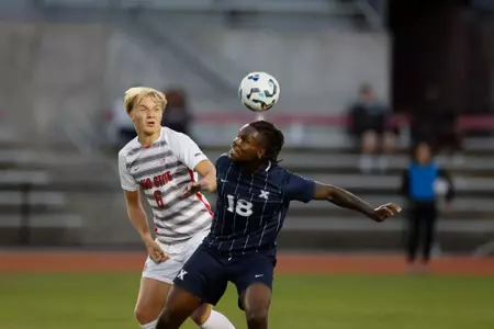 Ohio State men's soccer vs. Xavier Sunday, Sept. 8, 2024, in Columbus, Ohio. (Photo/Jay LaPrete)