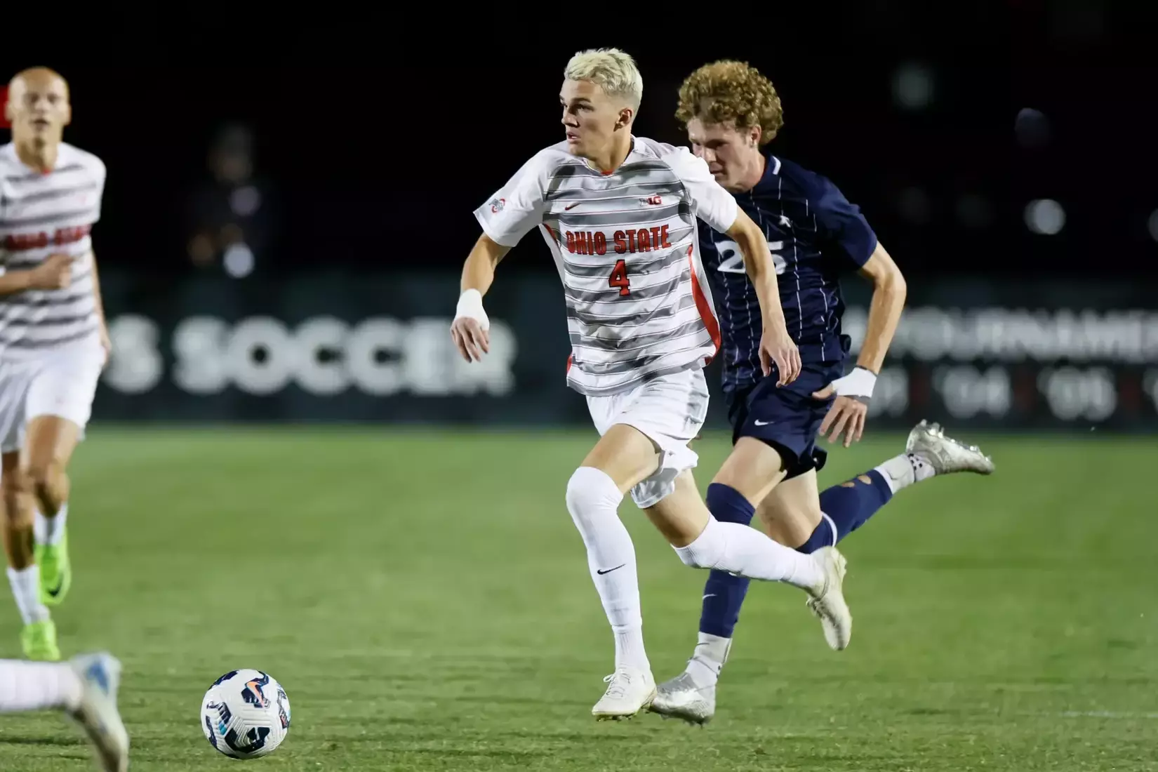 Ohio State men's soccer vs. Xavier Sunday, Sept. 8, 2024, in Columbus, Ohio. (Photo/Jay LaPrete)