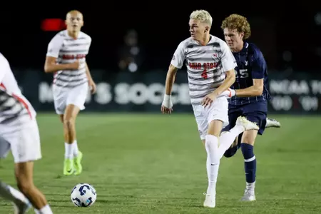 Ohio State men's soccer vs. Xavier Sunday, Sept. 8, 2024, in Columbus, Ohio. (Photo/Jay LaPrete)