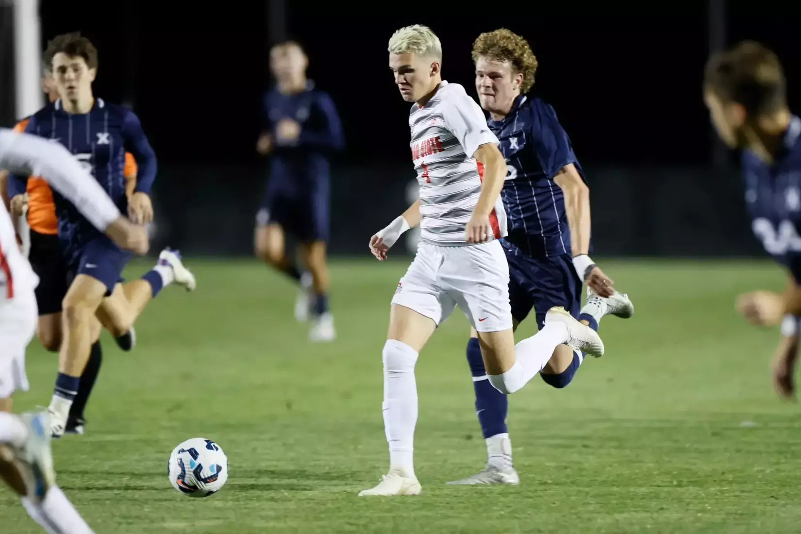 Ohio State men's soccer vs. Xavier Sunday, Sept. 8, 2024, in Columbus, Ohio. (Photo/Jay LaPrete)