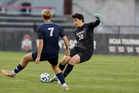 Ohio State men's soccer vs. Xavier Sunday, Sept. 8, 2024, in Columbus, Ohio. (Photo/Jay LaPrete)