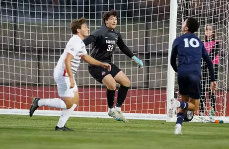 Ohio State men's soccer vs. Xavier Sunday, Sept. 8, 2024, in Columbus, Ohio. (Photo/Jay LaPrete)