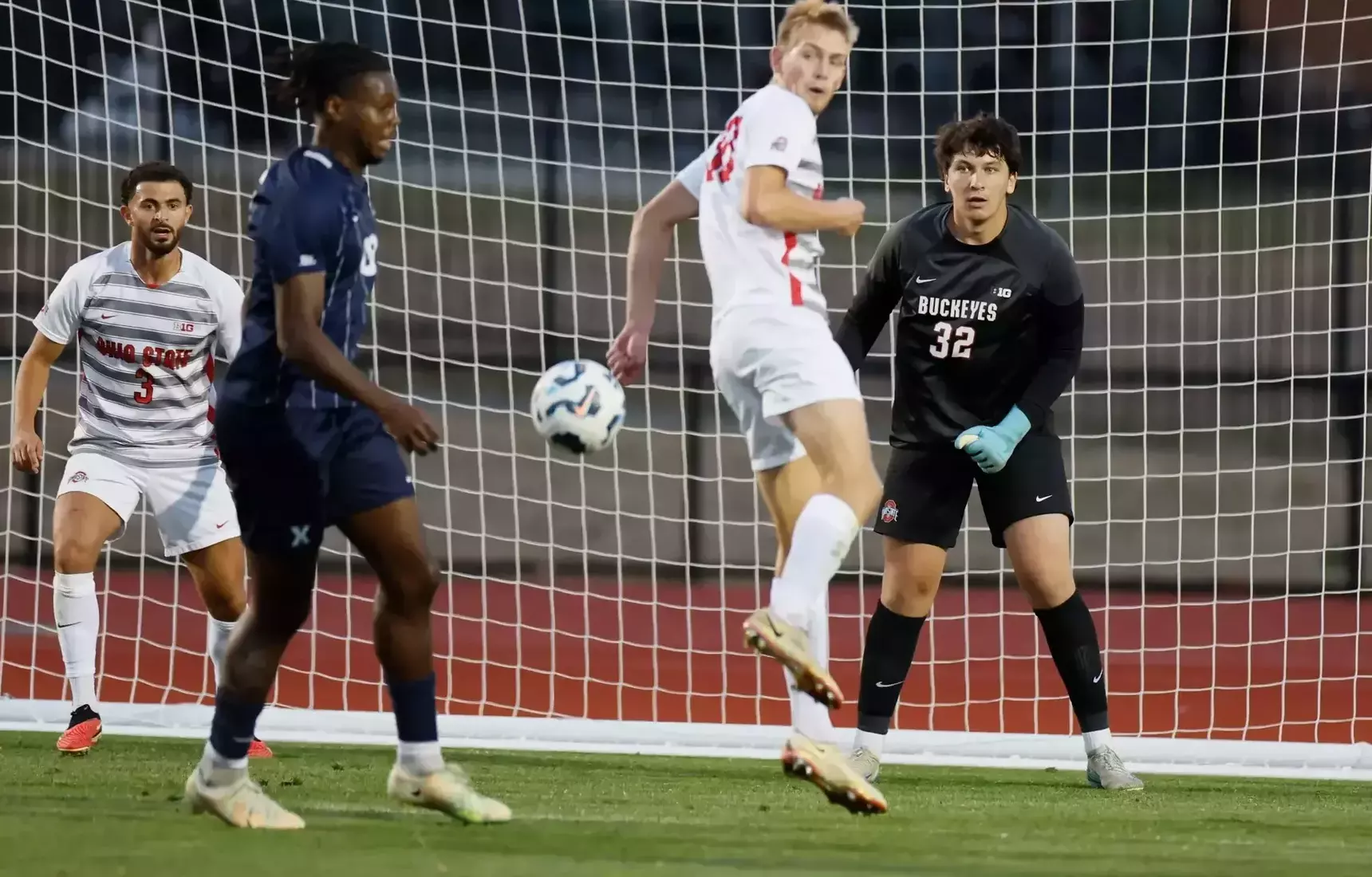Ohio State men's soccer vs. Xavier Sunday, Sept. 8, 2024, in Columbus, Ohio. (Photo/Jay LaPrete)