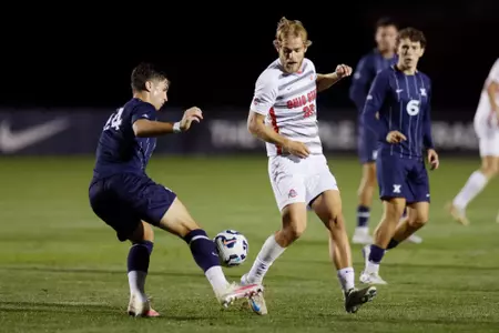 Ohio State men's soccer vs. Xavier Sunday, Sept. 8, 2024, in Columbus, Ohio. (Photo/Jay LaPrete)