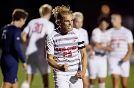 Ohio State men's soccer vs. Xavier Sunday, Sept. 8, 2024, in Columbus, Ohio. (Photo/Jay LaPrete)