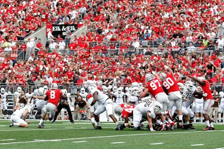 Ohio State plays Western Michigan at Ohio Stadium on Saturday, September 26, 2015 in Columbus, Ohio.