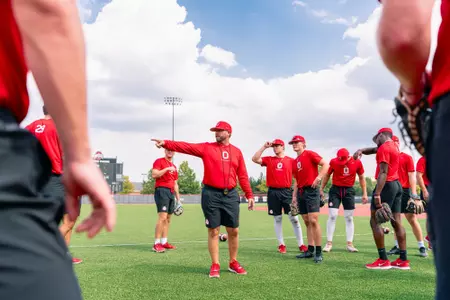 Baseball Team Practice