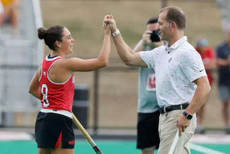 Ohio State field hockey vs. UAlbany Friday, Aug. 30, 2024, in Columbus, Ohio. (Photo/Jay LaPrete)
