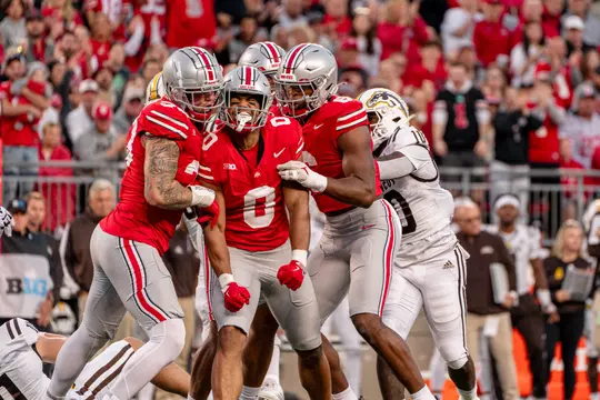 Cody Simons Tackle, Ohio State vs Western Michigan 09/07/2024