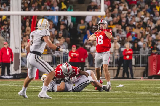 Will Howard, Ohio State vs Western Michigan 09/07/2024