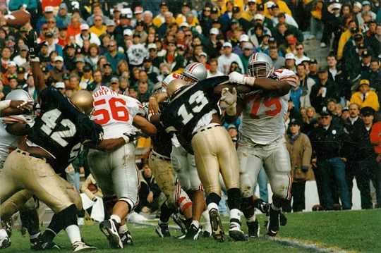 Ohio State Football at Notre Dame 1996