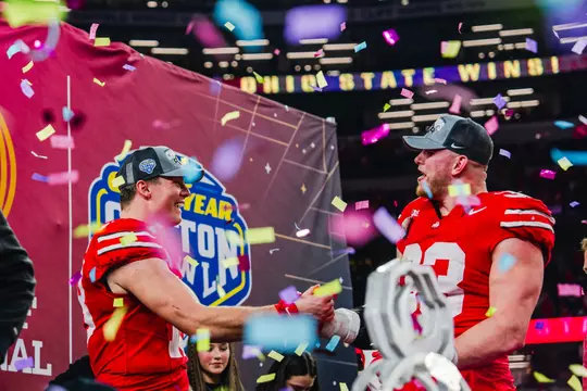Ohio State Football Texas Celebration