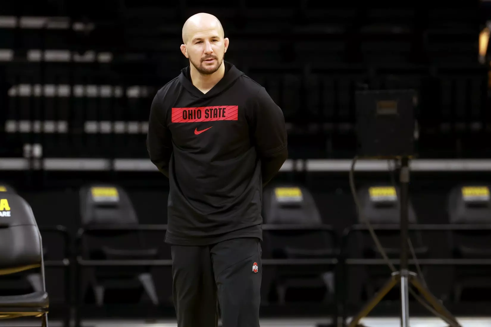 Ohio State wrestling vs. Iowa Saturday, Jan. 25, 2025, in Iowa City, Iowa. (Photo/Jay LaPrete)