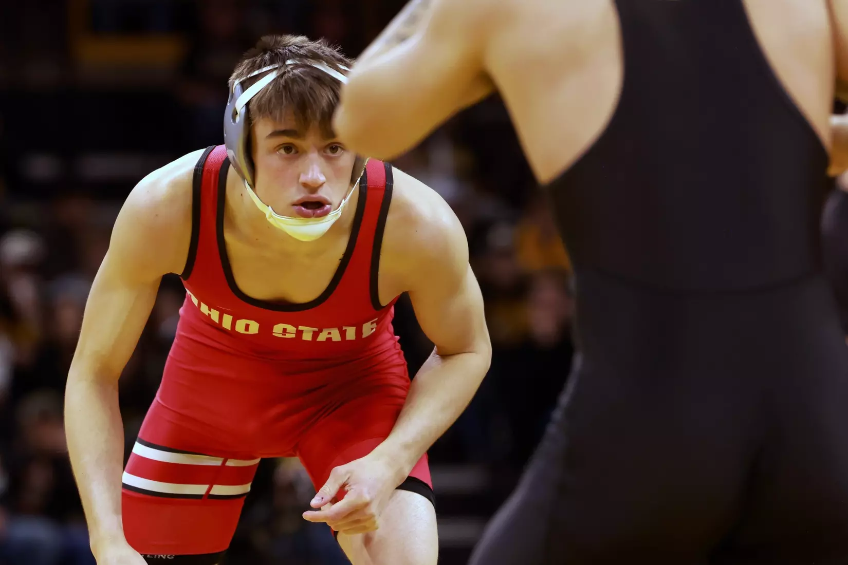 Ohio State wrestling vs. Iowa Saturday, Jan. 25, 2025, in Iowa City, Iowa. (Photo/Jay LaPrete)
