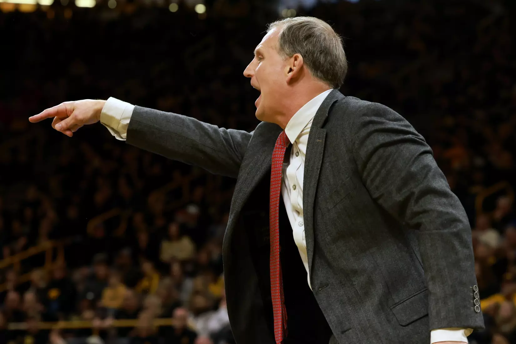 Ohio State wrestling vs. Iowa Saturday, Jan. 25, 2025, in Iowa City, Iowa. (Photo/Jay LaPrete)