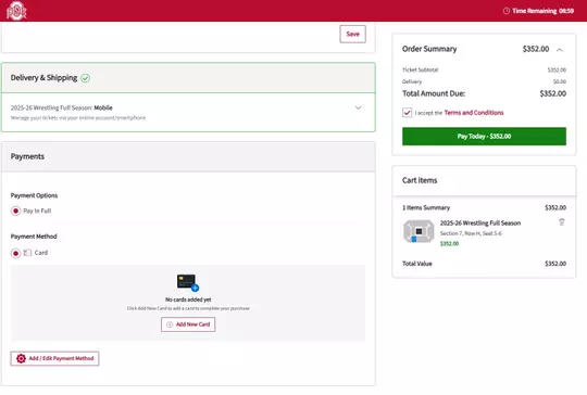 Wrestling Ticket Info