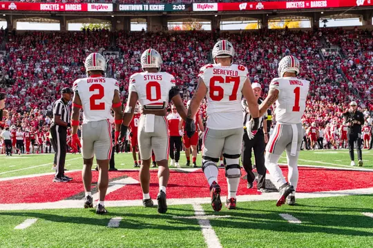 Captains, Ohio State vs Wisconsin 10/18/2025