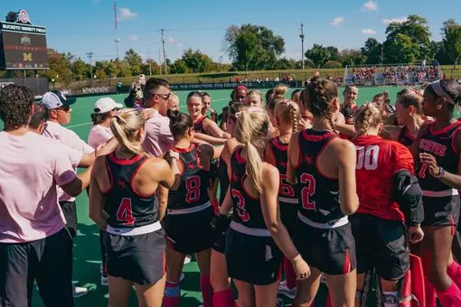 Field Hockey Team Huddle