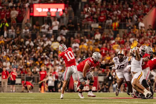 Julian Sayin, Ohio State vs. Minnesota 10/04/2025