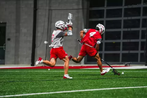 Men's Lacrosse Action Shot