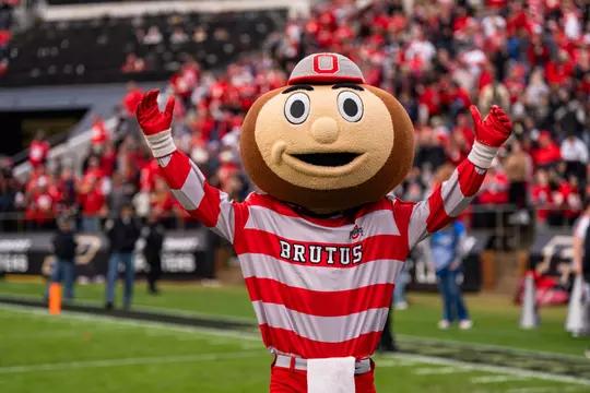 Brutus and Cheer, Ohio State vs. Purdue 11/08/2025