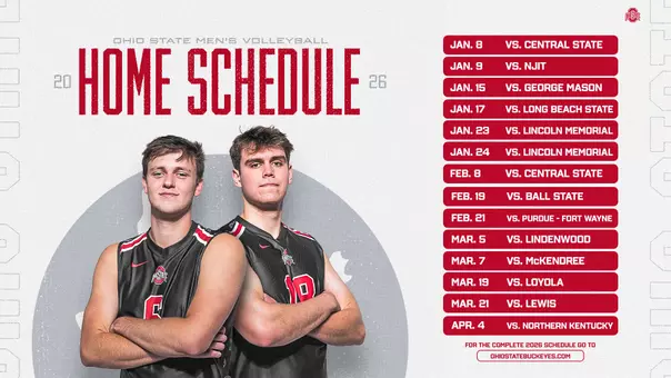 2026 MVB Home Schedule