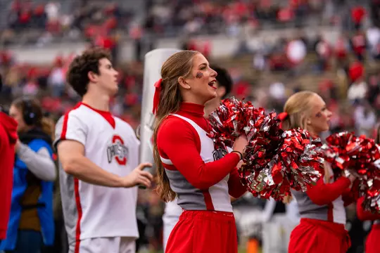 Brutus and Cheer, Ohio State vs. Purdue 11/08/2025