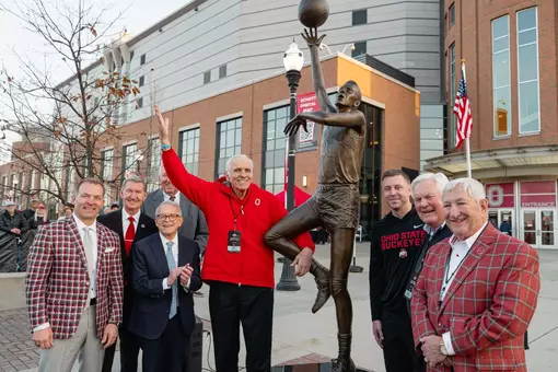 Jerry Lucas statue ceremony