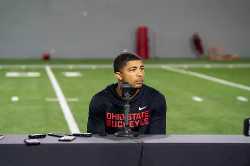 Buckeyes meet with the media ahead of game vs. Rutgers