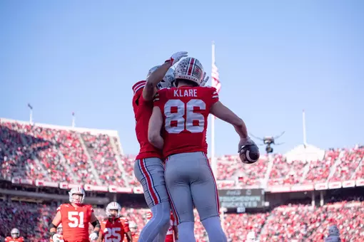 Max Klare, Ohio State vs. Rutgers 11/22/2025