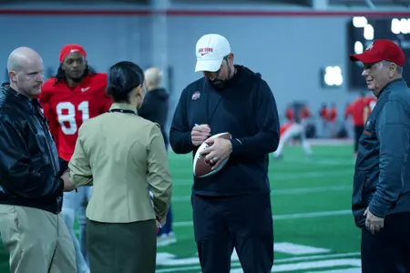 Buckeyes Spoke To The Media Before They Hit The Road To Purdue Image