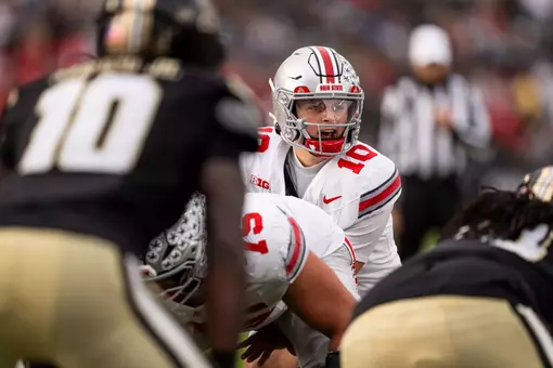 Julian Sayin, Ohio State vs. Purdue 11/08/2025