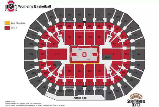 WBB Seating Chart 2025