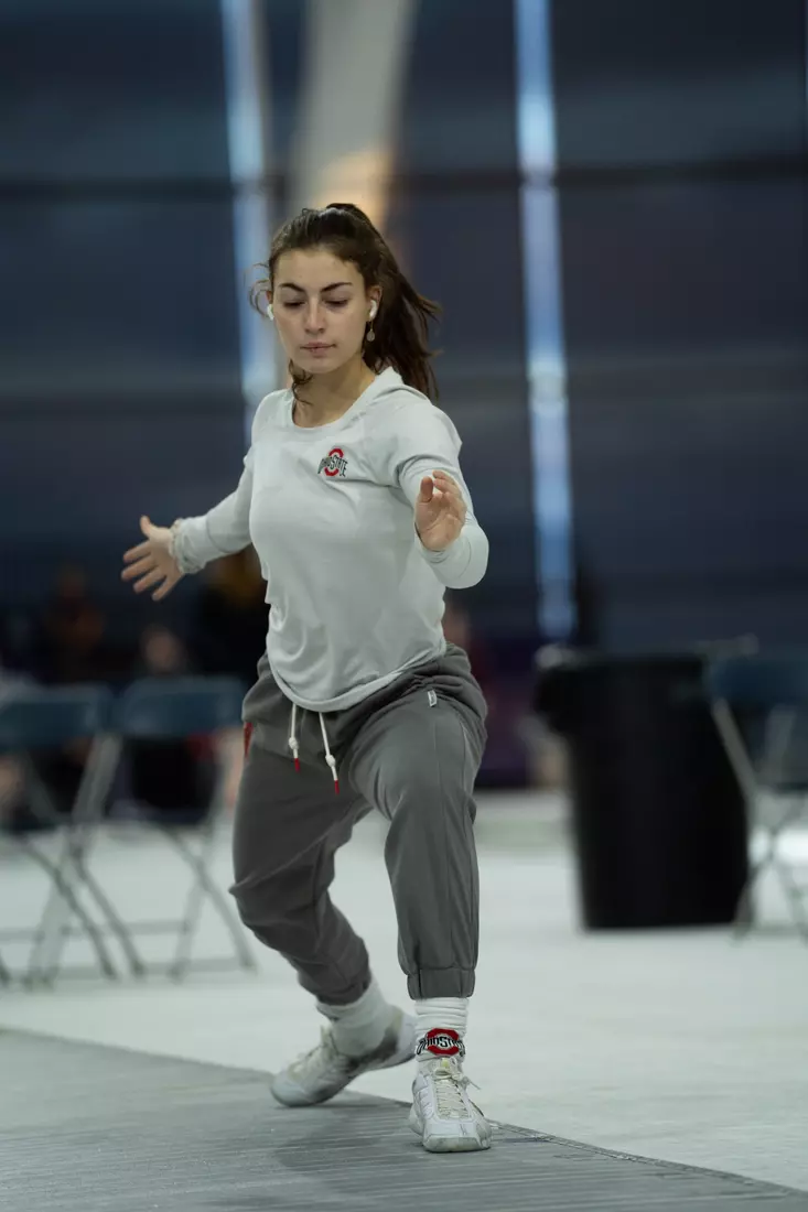 Ohio State Fencing at Schiller Duals, Evanston, Ill., Feb. 1, 2025