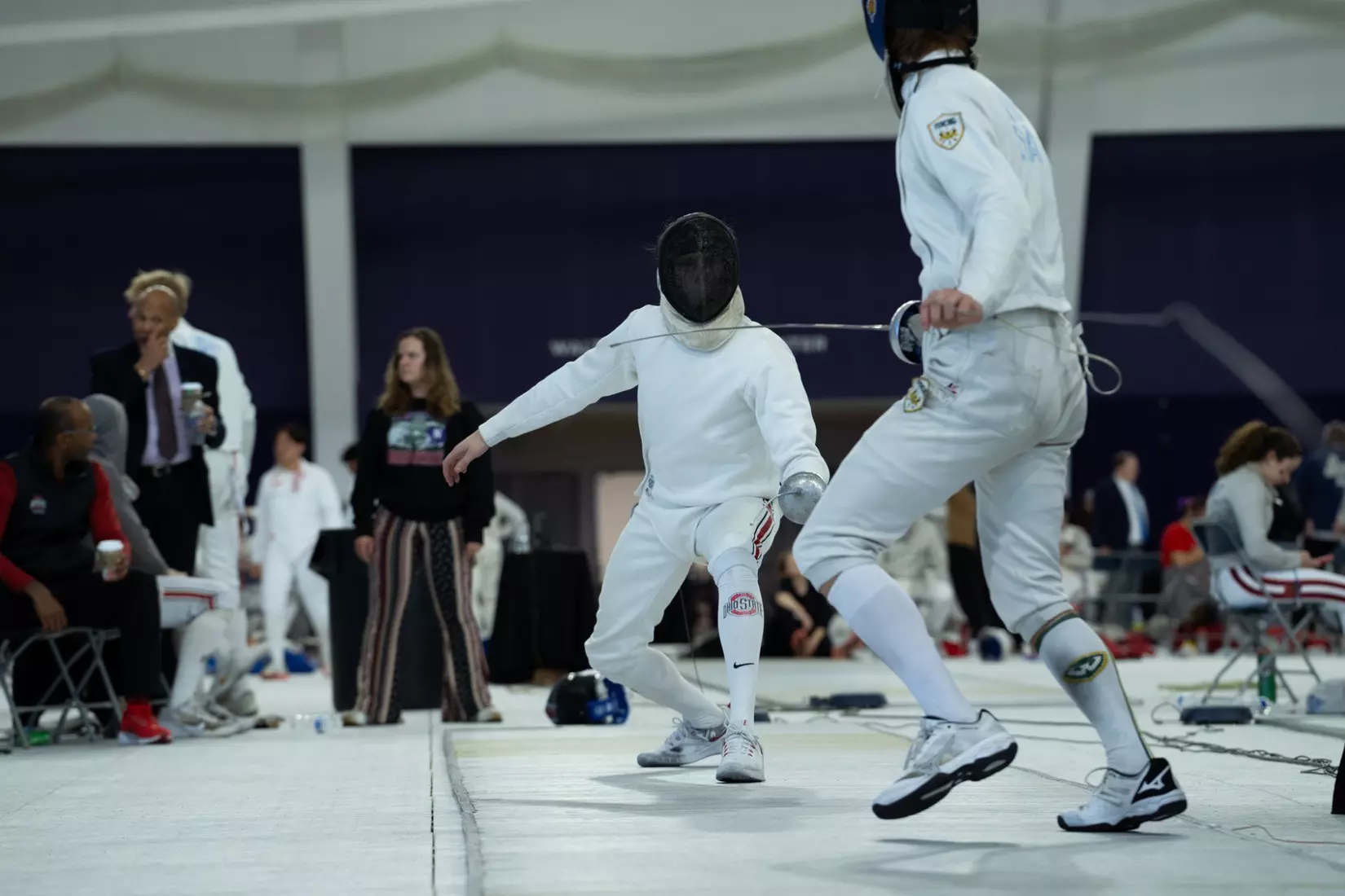 Ohio State Fencing at Schiller Duals, Evanston, Ill., Feb. 1, 2025